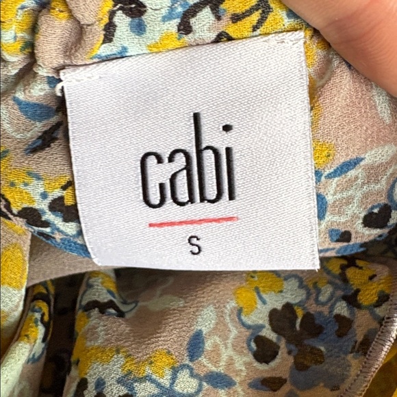 Cabi 50/50 Sheer Button Up Blouse Style #5221 - Picture 4 of 5